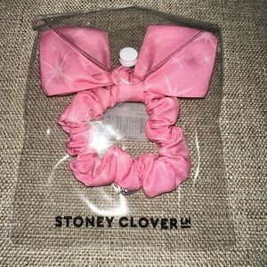 STONEYCLOVERLANE diner collection pink scrunchie